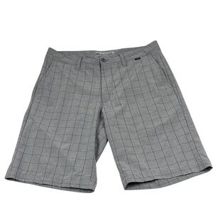 Travis Mathew Performance Golf Shorts‎ Mens Size 32 Grey Black